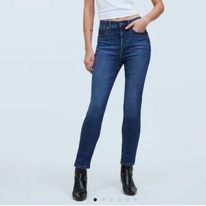 Madewell Pendleton Wash Stovepipe Denim Jeans in Size 29